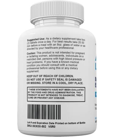 Zonata Official Alpha Labs Dietary Supplement for Men - Natural Energy & Performance Boost | 60 Tablets - Best Reviews - Buy Online on GoSupps.com