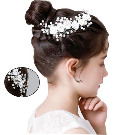 DOITOOL Rhinestone for Hair Pearl Hair Pin Crystal Headpiece Bridal Wedding Headpiece Wedding Rhinestone Crystal Ab Rhinestones Wedding Hair Clips Leaf Accessories Bride - Buy Online on GoSupps.com