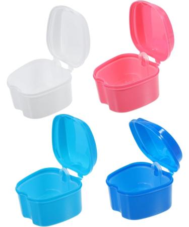 Lurrose 16 STK Orthodontic Retainer Case | Travel Prosthesis Box with Filter Layer & Brush - Durable ABS Container for Clear Aligners & Dental Appliances - Buy Online on GoSupps.com