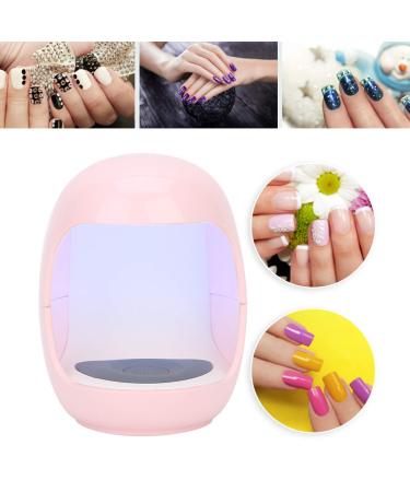 Portable Mini Nail Dryer Lamp - Fast Drying USB UV Gel Nail Lamp for Manicure - Perfect for Single Finger Use - Pink - Buy Online on GoSupps.com