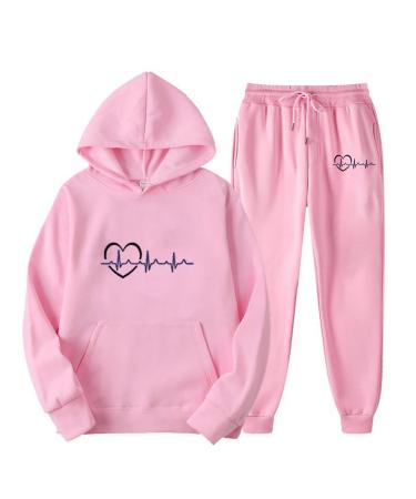 Women Sports suit Set two -part hoodover jogging pants Long -sleeved pants suit jogging suit women leisure access sportswear outfit leisure access sportswear women training suit set 2 partial s rosa