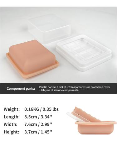 Acupuncture Training Bag 10 Pack | Silicone Sponge Injection Pad Model for Beginners | Practice Kit Without Needles - Buy Online on GoSupps.com