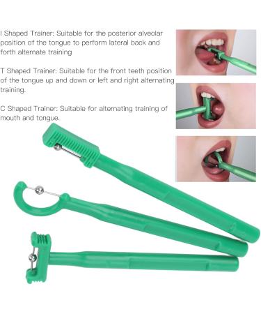 Improve Speech with Tongue Tip Exercise Set - 3 Shapes for Enhanced Oral Flexibility & Muscle Power - Buy Online on GoSupps.com
