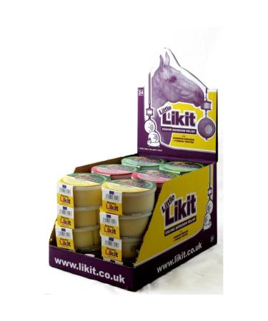 Likit 24 Assorted Tropical Flavor Jars - Clear, Standard