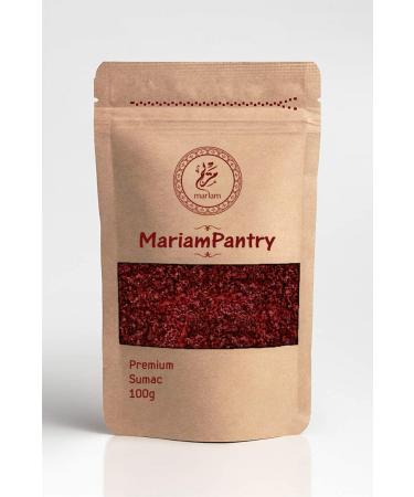 Premium Sumac Powder Dried and Ground 100g - by MariamPantry in Resealable Kraft Bag Pouch - Buy Online on GoSupps.com