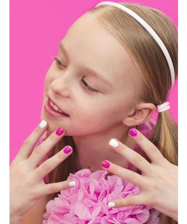 576 Piece Kids Fake Nails - Wsimily 24 Colorful Short Acrylic Square & Round False Nails for Children & Women - Full Cover Artificial Fingernails & Manicure Decoration - Buy Online on GoSupps.com