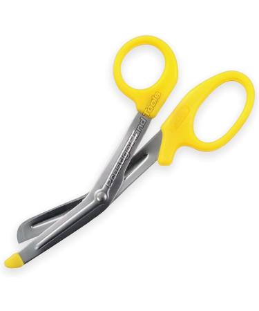 Tuff Cut Utility Bandage Scissors - 16 cm Yellow EMT Trauma Shears for First Aid, Paramedics, Nursing, and Household Safety - Buy Online on GoSupps.com