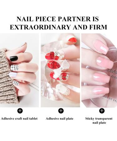 10/240pcs Double-Sided Nail Stickers - Waterproof Jelly Adhesive Labels for Artificial Nails - International Shipping - Buy Online on GoSupps.com