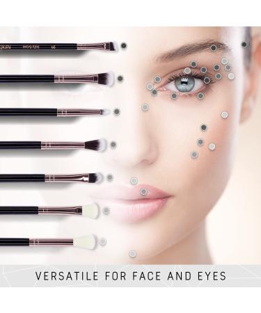 Nir Eye Brush Set | Award-Winning Eye Makeup Brushes for Eyes & Brows - Rose Gold Eye Shadow Brush Eyebrow Brush & Tweezers - Shop Internationally - Buy Online on GoSupps.com