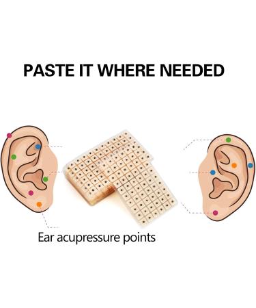 600-Piece Auriculotherapy Sticker Set | One-Way Eared Magnet Therapy & Acupressure Massage | Refill Pack for Multi-Condition Relief - Buy Online on GoSupps.com