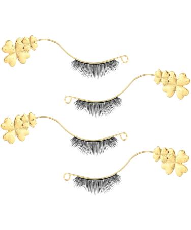 FRCOLOR 8 Pcs Eyelash Try-on Strip Eyelash Mascara 3D Mascara Eyelash Grafting Tool False Eyelashes Metal 10x3cmx2pcs Goldenx2pcs - Buy Online on GoSupps.com