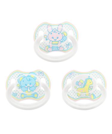 Littleforbig large suction shield pacifier of Generation II in adult size printed pacifier set baby parade pattern 3 paci pack - Buy Online on GoSupps.com