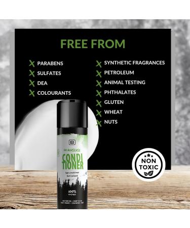 NO NONSENSE Conditioner - EWG VERIFIED - Organic - Sulfate and Paraben Free. All Natural | Cruelty Free | Vegan | CertClean Certified - Buy Online on GoSupps.com
