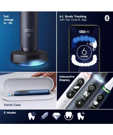 Oral-B iO Series 7G Electric Toothbrush - White Alabaster | Includes Brush Head - Buy Online on GoSupps.com