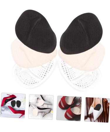 Healvian Women's Gel Shoe Inserts - Non-Forefoot Pad & Metatarsal Cushions (3 Pairs) - Buy Online on GoSupps.com