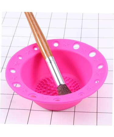 MAGICLULU 1pc Brush Cleaning Pad Make up Brush Holders Silicone Brush Cleaner Makeup Cleaning Pads Brush Cleansing Pad Brush Washing Mat Makeup Washing Pad Makeup Brush Sponge Detergent medium Rosy - Buy Online on GoSupps.com