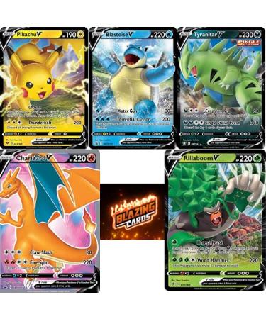 5 Pokemon V Cards - No Duplicates - Ultra Rare Pokemon Pack - Rare Pokemon Cards