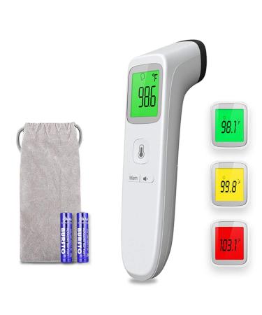 Non-Contact Infrared Thermometer Forehead Thermometer for Baby Kids and Adults, ZenLyfe, Accurate Instant Readings Forehead Thermometer with LCD Displaywith LCD Display