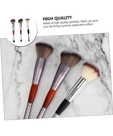 Outanaya 3pcs Double-ended Makeup Brush Eyeshadow Brush Double Head Brush Foundation Artificial Fiber - Buy Online on GoSupps.com