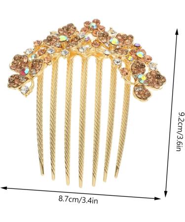 minkissy Hair Jewelry Bridal Hair Comb Bridal Hair Accessories Hair Combs for Women Accessories Diamond Hair Accessories Prom Hair Accessories Rhinestones Back of Head Bride Wedding - Buy Online on GoSupps.com