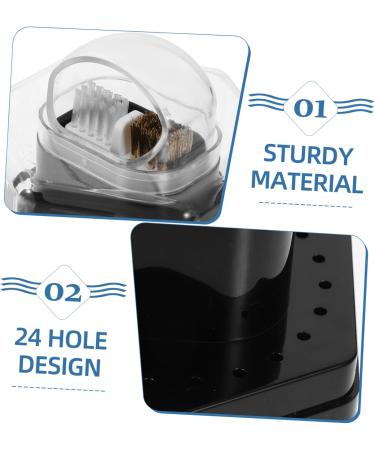FRCOLOR Box Nail Polishing Box Nail Drill Bits Container Nail Drill Bit Holder Nail Grinding Head Holder Nail Supplies Nail Drill Organizers and Storage Manicure Supply Nail Art Supplies 9.00X9.00X9.00CM Black - Buy Online on GoSupps.com