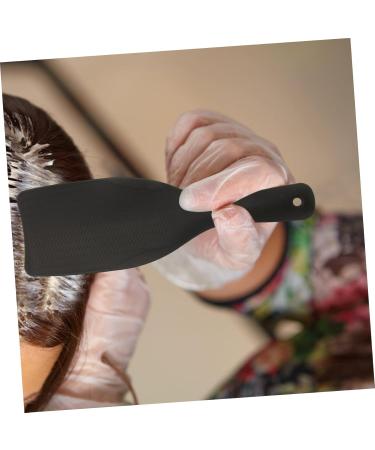 Beavorty 1 Set hair coloring tools balayage paddle hair dyeing bowl and brush hair color board salon hair dye coloring kit hair styling kit Hair Coloring Board to color hair plate abs 30X9.7X0.3CM Black - Buy Online on GoSupps.com