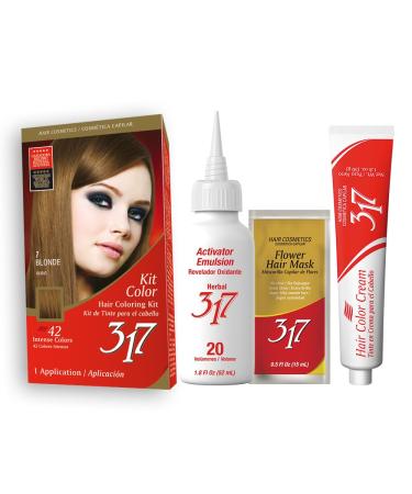 317#7 Blonde Hair Coloring Kit - Professional Quality for Gorgeous Color | International Shipping Available - Buy Online on GoSupps.com