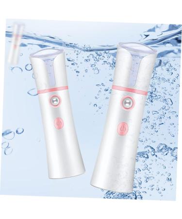 FRCOLOR 2 pcs Cold Evaporator Spray Charging Handheld Usb Nano Hydrator Face Humidifier White 14.1x4cmx2pcs Whitex2pcs - Buy Online on GoSupps.com