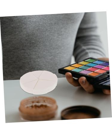 FRCOLOR 8 Sets Triangular Sponge Swab Cotton Pads for Face Mineral Foundation Powder Mini Portable Mixer Triangle Sponge Powder Puff White Emulsion Flutter Sector Girls - Buy Online on GoSupps.com