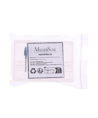 Melodysusie 7x Premium Wolframcarbid Hartmetall Bits Set for Professional Nail Care | Manicure & Pedicure Grinding Heads - Blue - Buy Online on GoSupps.com