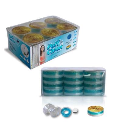 Pufai Puff Clean Glass Cleaning Wipes To Clean Hand Mirror Windows 24 Capsules