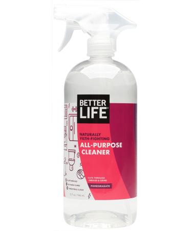 Better Life All-Purpose Cleaner, Pomegranate, 32 Fl Oz (Pack of 1) Pomegranate 32 Fl Oz (Pack of 1)