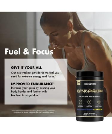 Nuclear Armageddon Pre Workout Powder by Anabolic Warfare - Fruit Explosion - 30 Servings - Buy Online on GoSupps.com