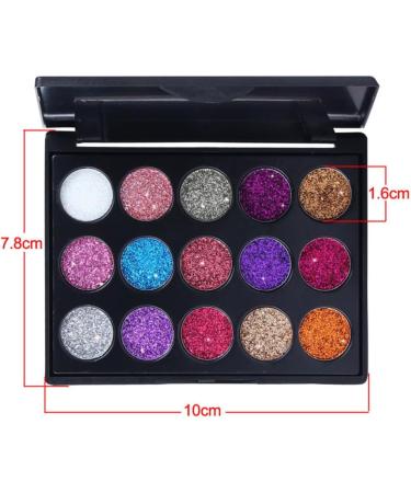 VINTORKY 15 Eyeshadow Eye Shadows Eye Shadow Palettes Eyeshadow Pallet Eyeshadow Powder Makeup Palette - Buy Online on GoSupps.com