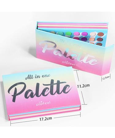 Eye Shadow Palette Makeup | 121-Colors Fusion Eyeshadow Palette | Blendable Full Face Eye Make Up for Beginners Most Skin Tones Smokey Eye Nicything - Buy Online on GoSupps.com