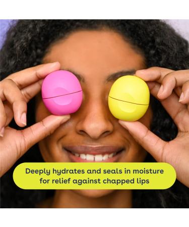 eos Birthday Cake Shea Lip Balm - 24 Hour Hydration | Gluten-Free Lip Care | 0.25 oz - Buy Online on GoSupps.com