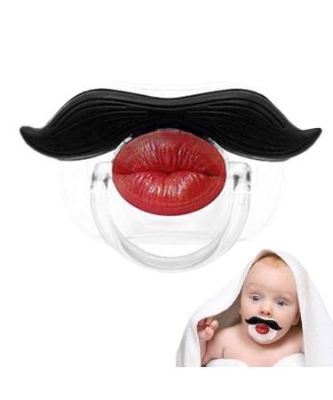 Vincent Bart Schnuller Orthodontic Mustache Pacifier for Toddlers | Soft Silicone Baby Pacifier - Safe & Unisex - Buy Online on GoSupps.com