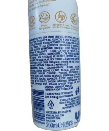  Dove Dove Argan Oil Shower Foam Set of 6 - Nourishes and nourishes the skin - 6 x 200 ml - Buy Online on GoSupps.com