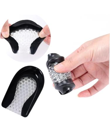 NOLITOY Cellular Heel Pads - 2 Pairs Gel Insoles for Foot Care Bone Spurs & Height Increase - Breathable Anti-Wear Soft Cushions - Buy Online on GoSupps.com