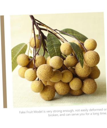 Ciieeo Doll House Diy Toy Fake Longyan Model Kitchen Fruit Longan Model Fruit Photography Props Fake Longan Decor Simulation Fruit Simulation Fake Fruit Faux Fruit Plastic Peach Miniature Khaki 18x18cm - Buy Online on GoSupps.com