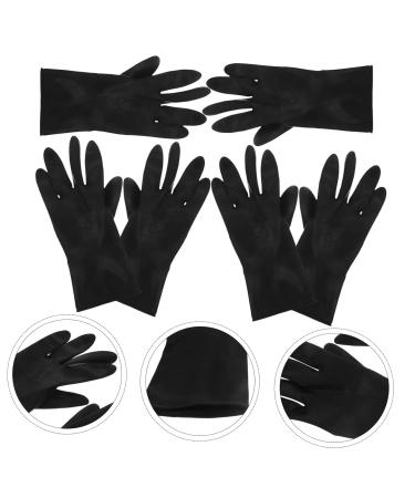 Angoily 9 Pairs Hair Black Shampoo Reusable Shampoo Men Shampoo for Men Black Reusable for Hair Coloring Black Disposable Men Shampoo Rubber Non-Slip Man Tool - Buy Online on GoSupps.com