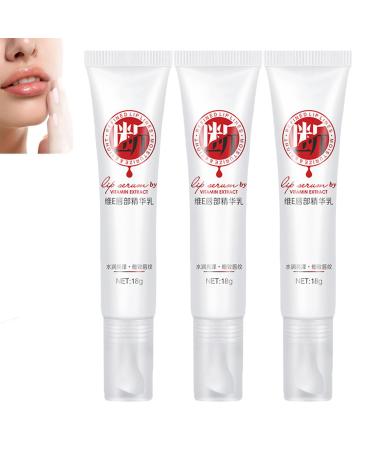 Jinshane Dark Lip Serum Jinshane Lip Serum By Vitamin Extract Essence Glossy Butter Balm Lipstick Essence Hydrating Pink Plump Gloss Reduce Fine Lines (3PCS)