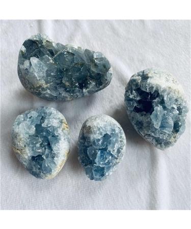 Room Decoration Natural Raw Rough Blue Celestite Crystal Cluster Geodes Stones (Size : 150-200g) - Buy Online on GoSupps.com