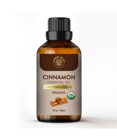 Carno Calm Cinnamon Oil for Diffuser | 100% Pure & Natural Cinnamon Essential Oil | Perfect for Aromatherapy Fragrance Skin Care & Lips| 30ml Cinnamon 30 ml (Pack of 1)