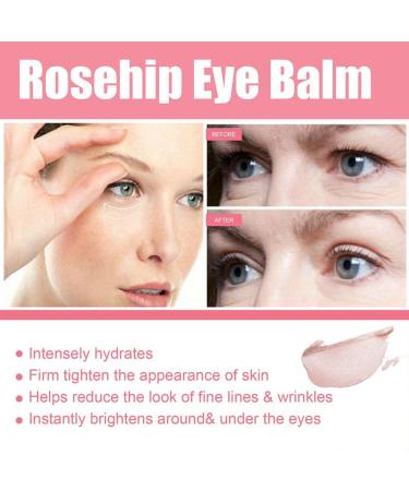 TPALPKT Rosehip Eye Balm Stick - Brightening & Cooling Anti-Aging Eye Cream for Dark Circles - Women's Makeup Treatment - Buy Online on GoSupps.com