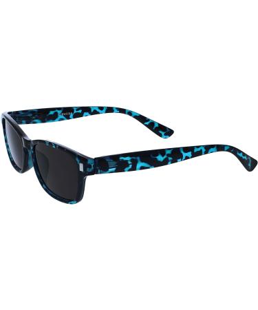 Opulize Unisex Nix Reading Glasses +1.50 Diopters - Blue Reader & Blue Sun | Stylish & Comfortable - International Shipping Available - Buy Online on GoSupps.com