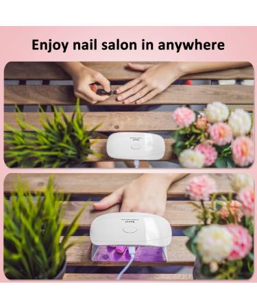 LED UV Nail Lamp 24W - Low Heat UV Light for Resin Cures 5 Nails Simultaneously Compatible with All Gels - Buy Online on GoSupps.com