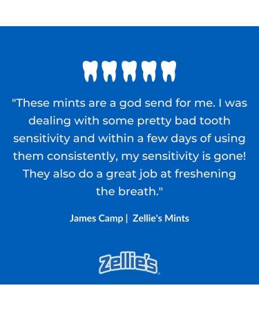 Zellies Xylitol Sugar-Free Cool Mint Breath Mints - 250 Count Pack | Non-GMO, Low-Calorie, Gluten-Free, Vegan & Kosher - Buy Online on GoSupps.com