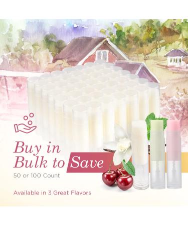 Maria Child Cherry Lip Balm - Natural Beeswax Lip Conditioner with Sunflower Oil and Vitamin E - 50 Count - Buy Online on GoSupps.com