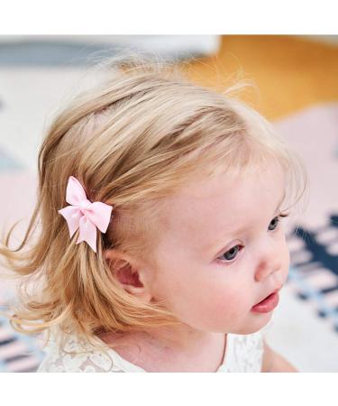 40pcs Baby Girls Hair Bows Alligator Clips - Grosgrain Ribbon Kids Accessories - Buy Online on GoSupps.com